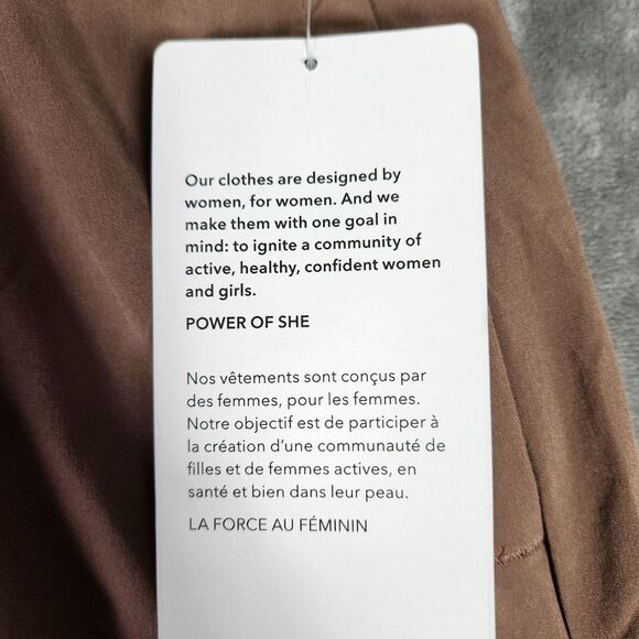 Athleta Pants Women Plus 26 Rustic Beige Cardiff Sash Stretch Lightweight NEW - Picture 14 of 14